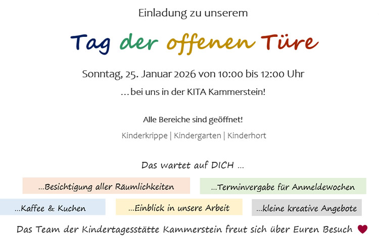 Tag der offenen Tür 2026 Tag der offenen Tür 2026